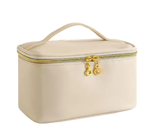Large PU Leather Cosmetic Bag