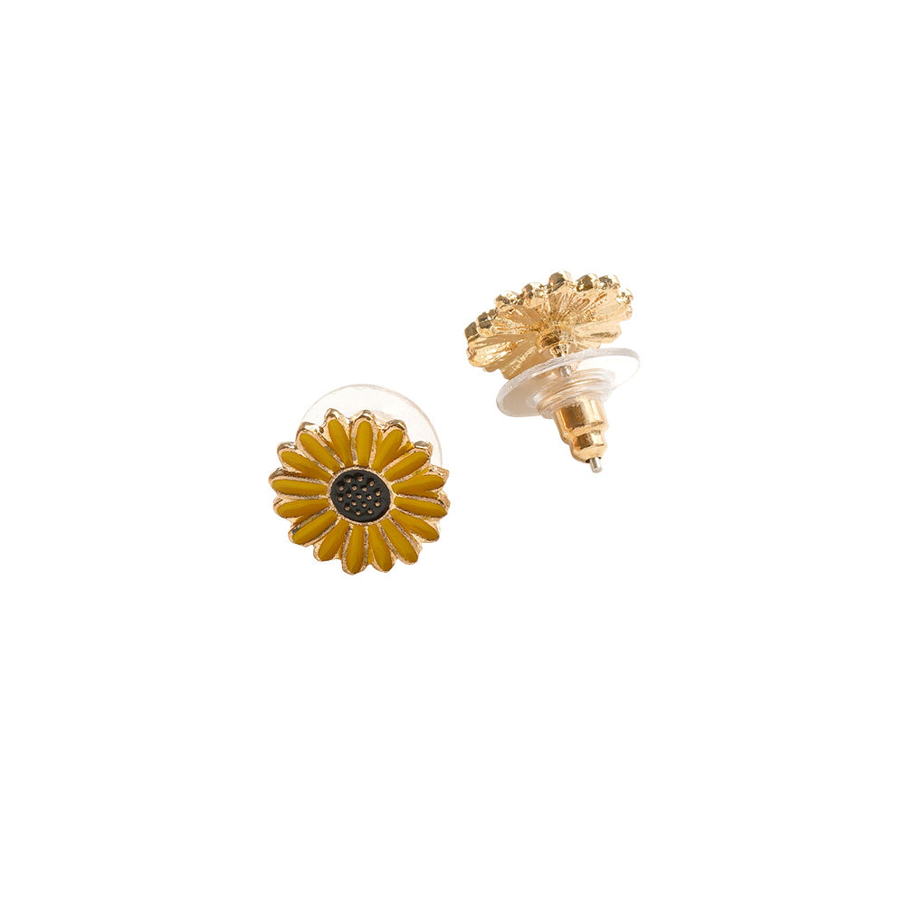 Sunflower Necklace & Earring Set