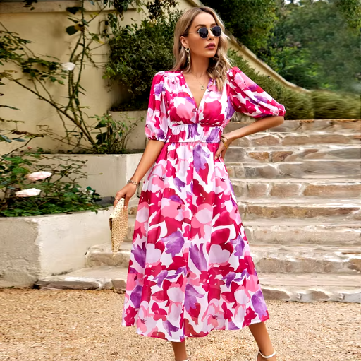 Printed Maxi Dress | Beach & Holiday