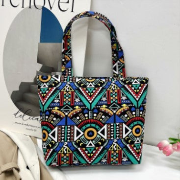 Large Printed Tote Bag