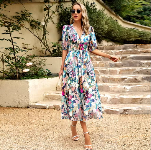 Printed Maxi Dress | Beach & Holiday