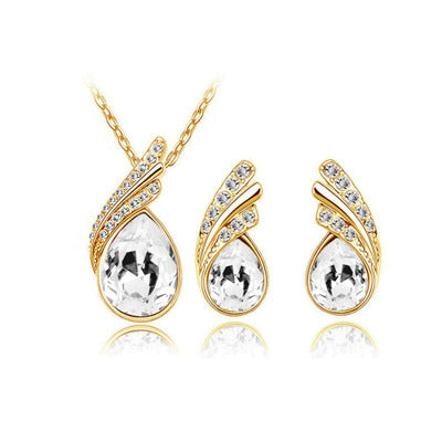 Crystal Earring & Necklace Set