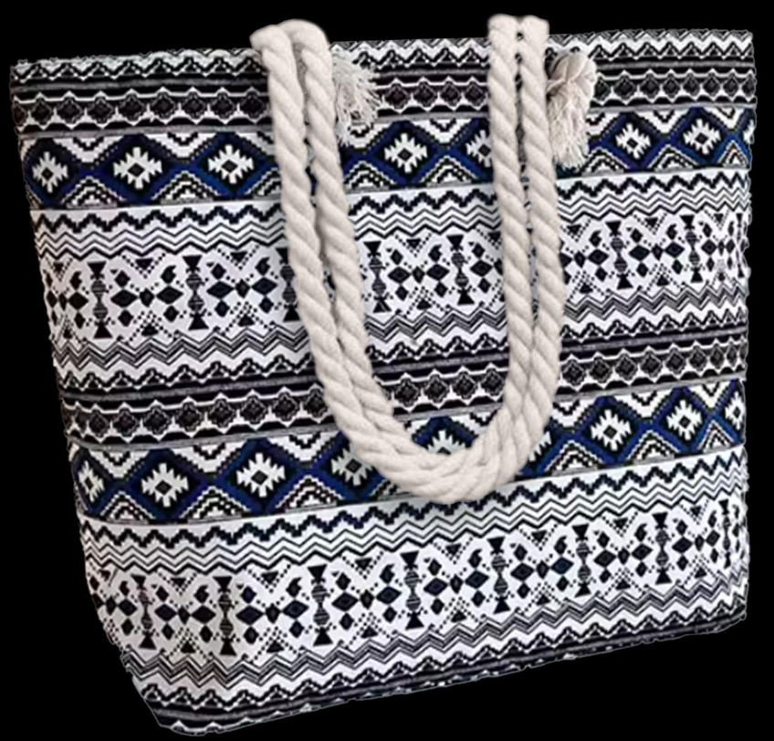 Large Printed Tote Bag