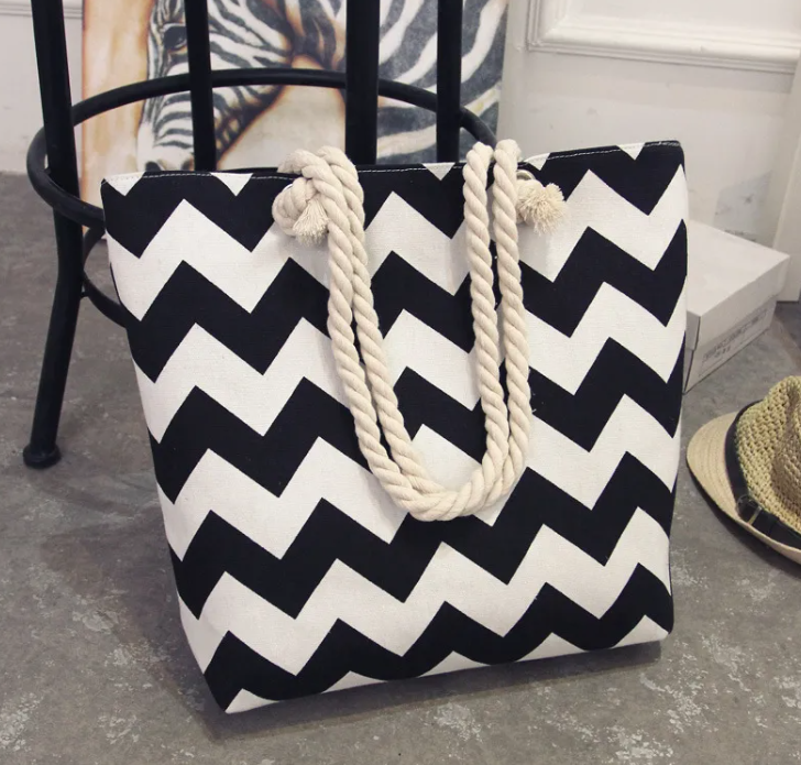 Large Printed Tote Bag