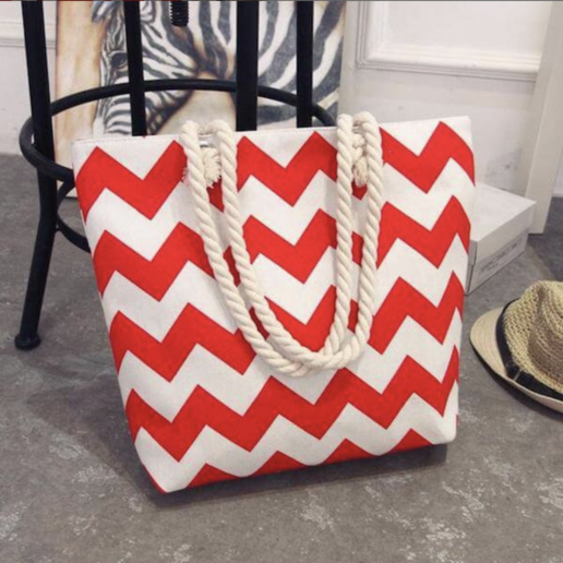Large Printed Tote Bag